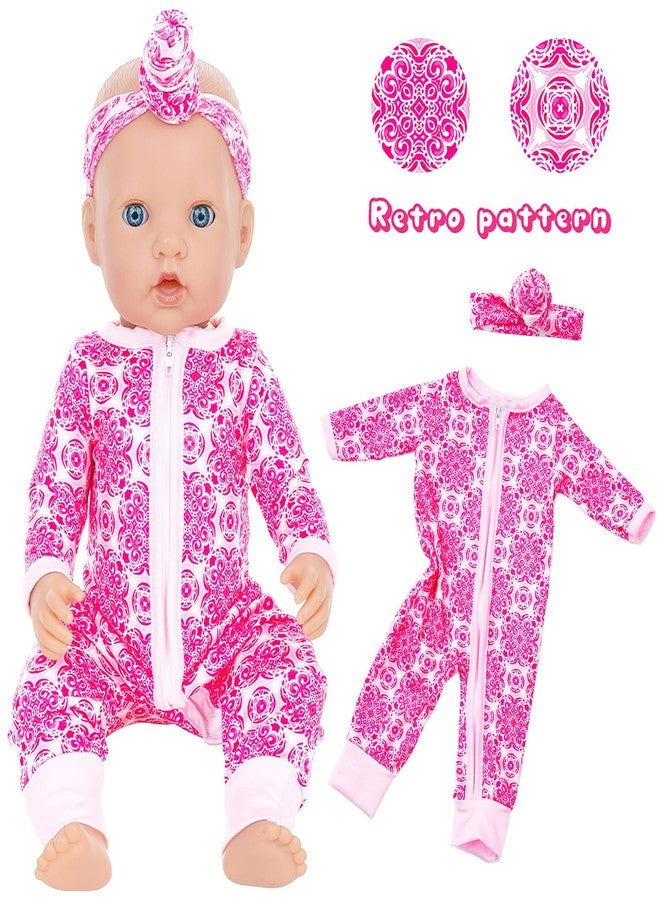 Unicorn Element 5 Sets 14-18 Inch Baby Doll Clothes and Headbands for 17 Inch Dolls 10-Piece Set Including Casual Outfits and Accessories Perfect for 15-18 Inch Dolls (Doll NOT Included) - Image 5