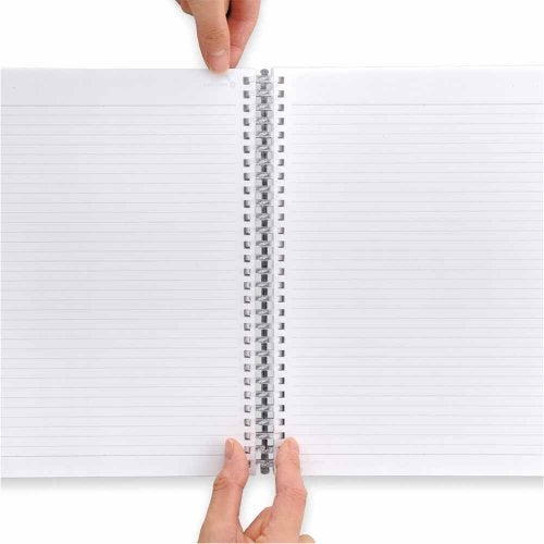 LIHIT LAB. Refillable Notebook, 150 Pages, 9.9 x 7.8 inches, Clear (N-1610-1) - Image 3