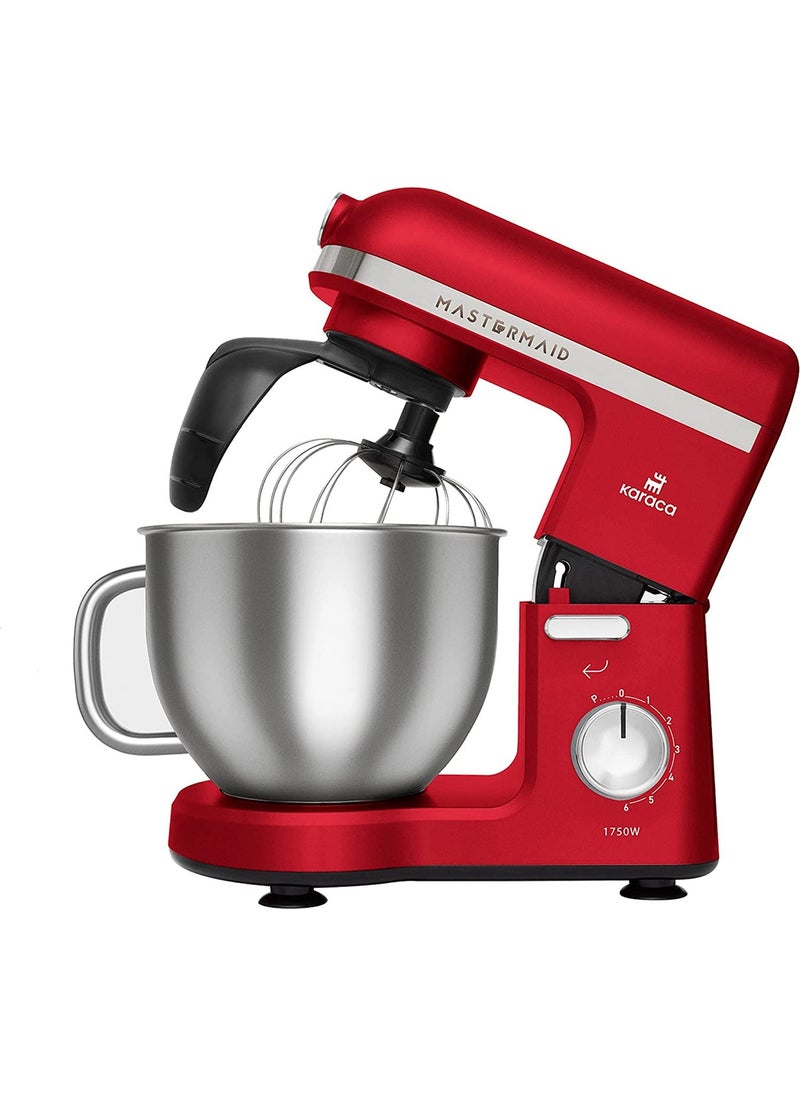 Karaca Mastermaid Chef Pro Double Arm Stand Mixer Red 1750 W  - Image 1