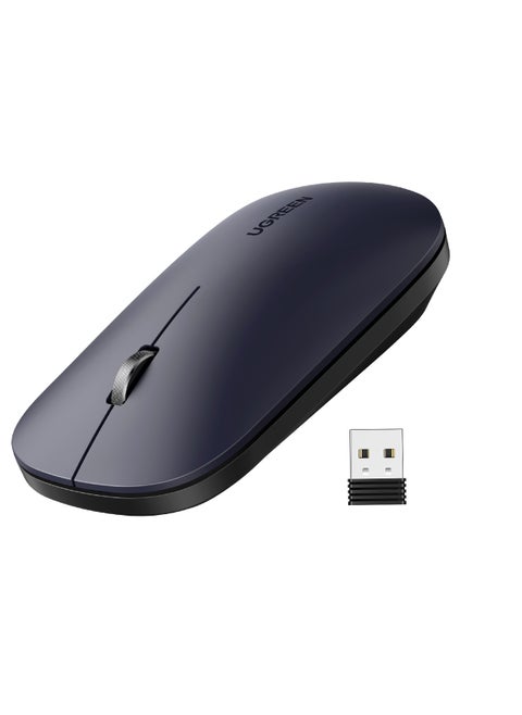 Wireless Mouse Silent Computer Mice Slim Portable for Laptop with 2.4G USB Adapter Ultrafast Scrolling 4 Adjustable DPI Compatible with PC HP Lenovo ASUS Dell