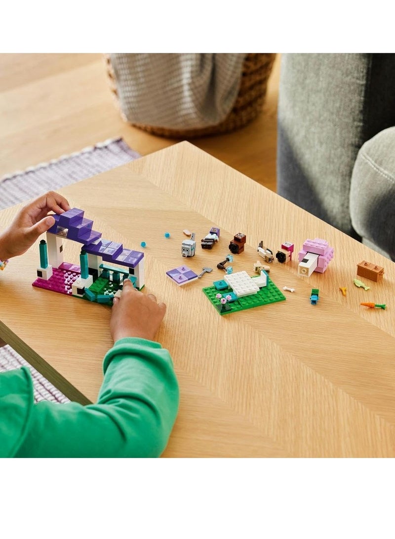 LEGO LEGO Minecraft The Animal Sanctuary 21253 Building Blocks Toy Set (206 Pieces)  - Image 3