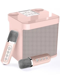 Karaoke Machine with 2 Microphones,Karaoke Machine for Adults and Kids,Portable Mini Karaoke Speaker PA System,Support Bluetooth/USB/AUX/TF, Karaoke Kit for TV,Home Party, Meeting,Outdoor (Pink) - pzsku/Z52E1EA2BBE883EC91DF7Z/45/_/1739784199/1349a883-117d-4cc3-945f-8e5652c5be9b