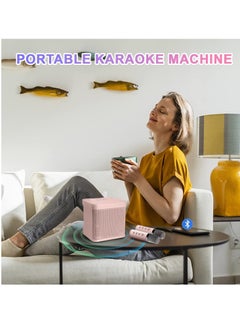 Karaoke Machine with 2 Microphones,Karaoke Machine for Adults and Kids,Portable Mini Karaoke Speaker PA System,Support Bluetooth/USB/AUX/TF, Karaoke Kit for TV,Home Party, Meeting,Outdoor (Pink) - pzsku/Z52E1EA2BBE883EC91DF7Z/45/_/1739784202/7194a6ea-9e3d-4e70-a544-5429d212c534