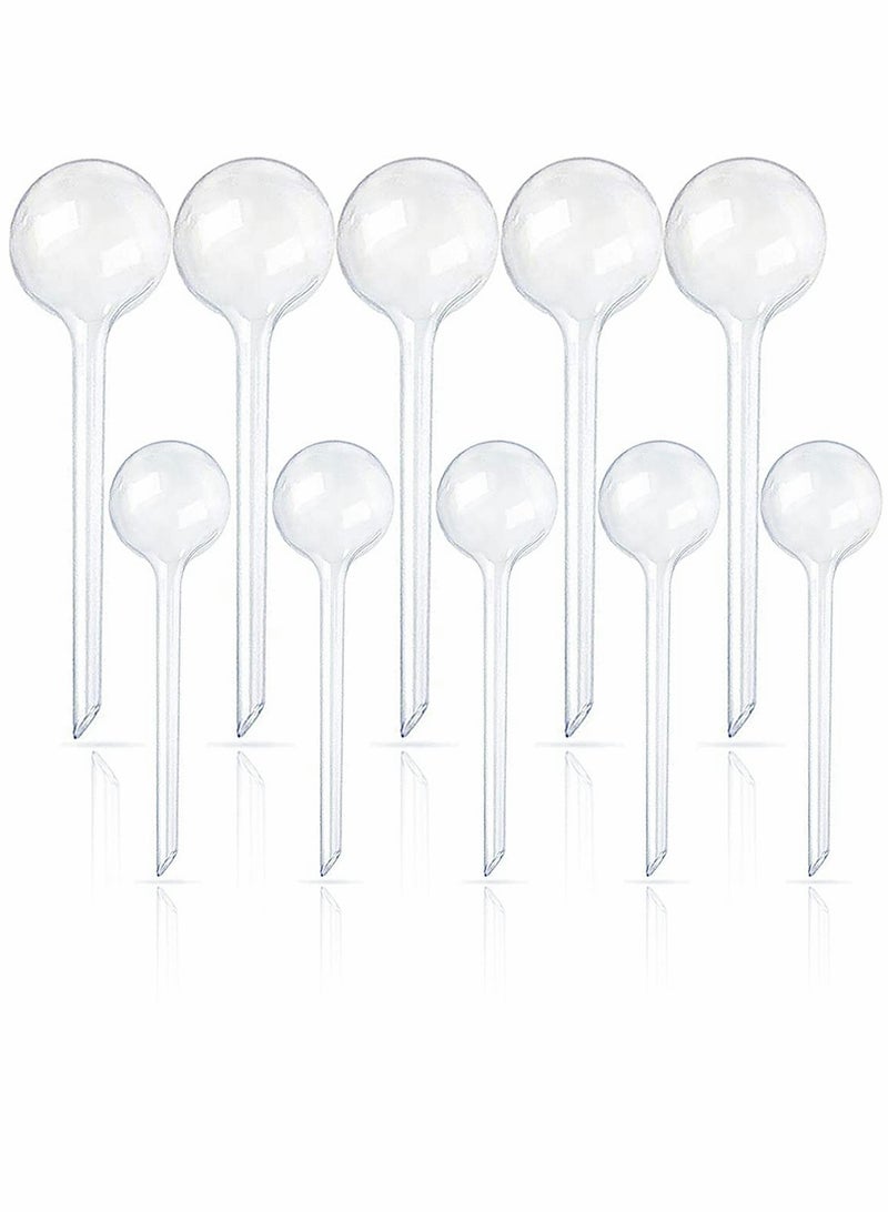 Zikra Plant Automatic Watering Globes, Plastic Transparent Bulb Type Device, Flower Self-watering Device for Garden Potted Indoor and Outdoor (12pcs) - Image 1