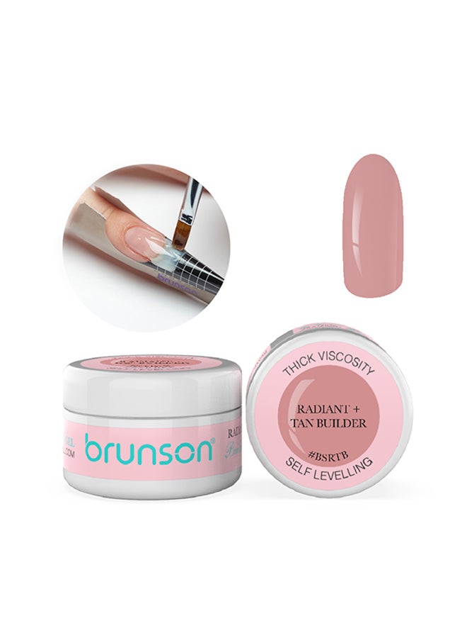 brunson Solid 3d Gel Self Levelling Sculpting Non-Sticky Hand For Nail Art Design 30 ml, BSRTB