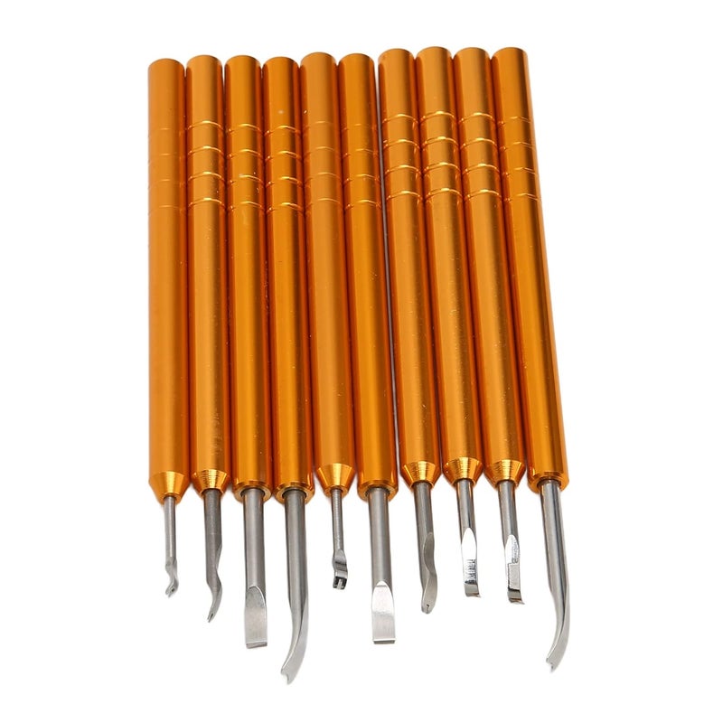 klarako 10pcs Watch Hand Remover Kit, Lever Type Puller Watch Tool Professional Watch Tools for Home Use Business Use Watchmakers Reparing - Image 4