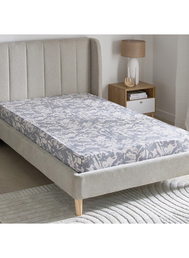 Home Box Aurora Heya Printed Cotton Twin Fitted Sheet 200 x 33 x 120 cm - Image 1