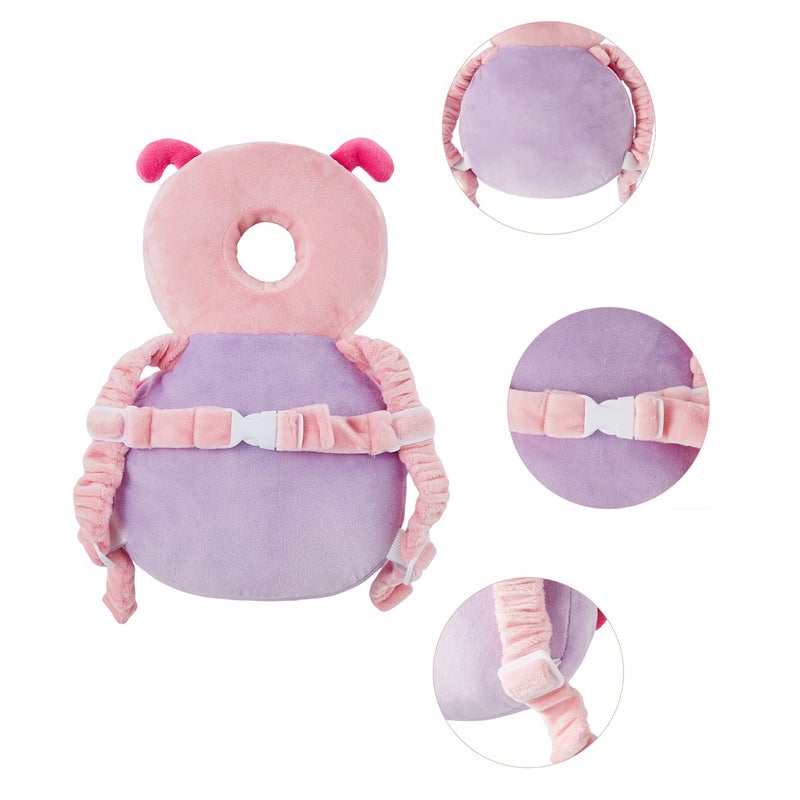 KingCheer Baby Back Potection Toddler Safety Protector Cushion Pad Toddler Backpack for Crawling Walking Adjustable Toddlers Back Safety Pad for Boys and Girls(Butterfly) - Image 5