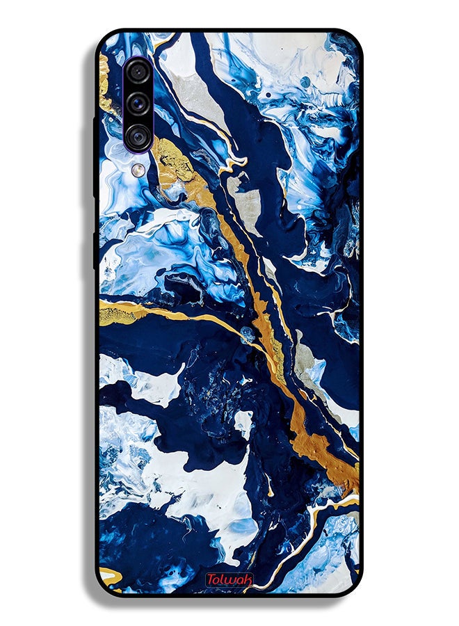 Tolwak Samsung Galaxy A50s Protective Case Cover Glitch Texture Art - Image 1