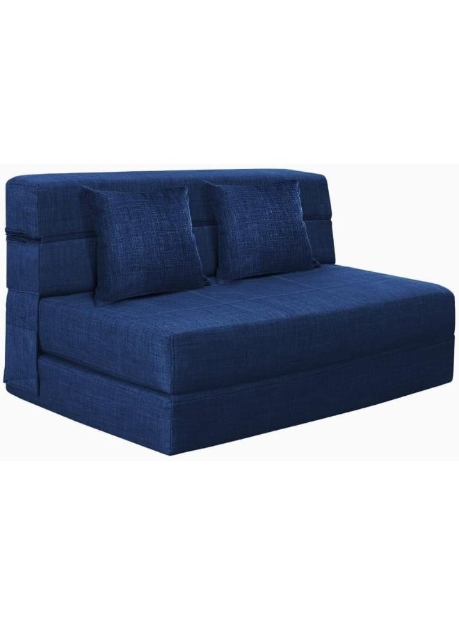 Convertible Sofa Bed with Pillows - Image 1