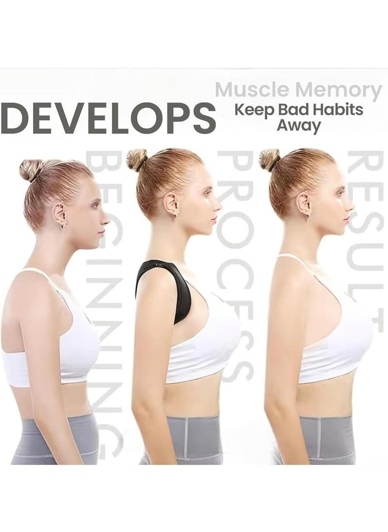 ATRJSZ Posture Corrector for Women, Back Brace for Men, Adjustable Posture Corrector, Shoulder Brace, Back Posture Corrector Women, Back Pain Relief, Posture Brace, Back Straightener (M)  - Image 5