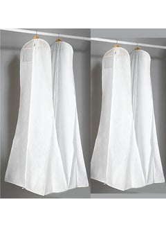 Y&D Wedding Dress Dust Bag, Garment Clothing Cover Storage Breathable Anti-Dust Clothes with External Transparent Pocket for Bridal Gowns Evening Dresses Suits Coats  - Image 4