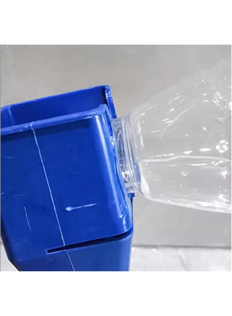 Generic Funnel for pouring and filling the car with fuel, engine oil or coolant, blue color. The advantage of its design, small size and flexible ability to expand and fold, makes it an important tool inside the car. The funnel head package is square-shaped and has a side opening so you can easily pour the liquid to the last drop without dirtying your clothes. The flexible hose reaches the most difficult area to fill oil or water. Small size and easy to store. You can put it in the car’s drawer, with the spare tire or in one of the pockets inside the car  - Image 5