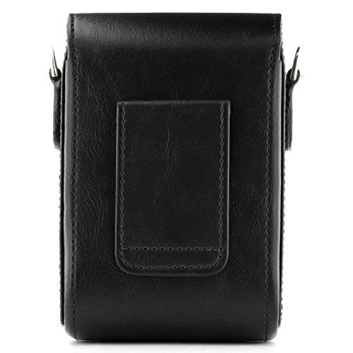 MegaGear Canon PowerShot SX740 HS SX730 HS Leather Camera Case with Strap Black - Image 3