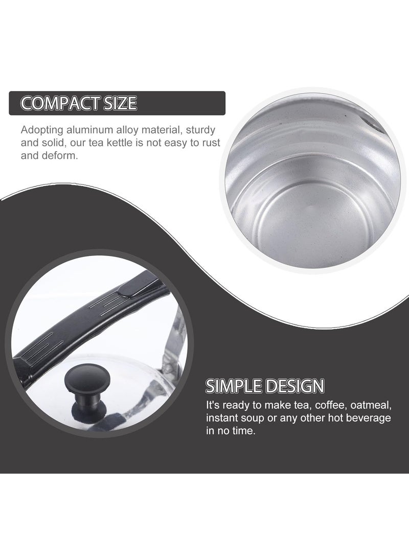 Healeved Aluminum Alloy Tea Kettle with Filter Household Stovetop Kettle for Daily Use Convenient Handheld Water Kettle for Home Kitchen Accessories Vintage Style Teapot  - Image 4