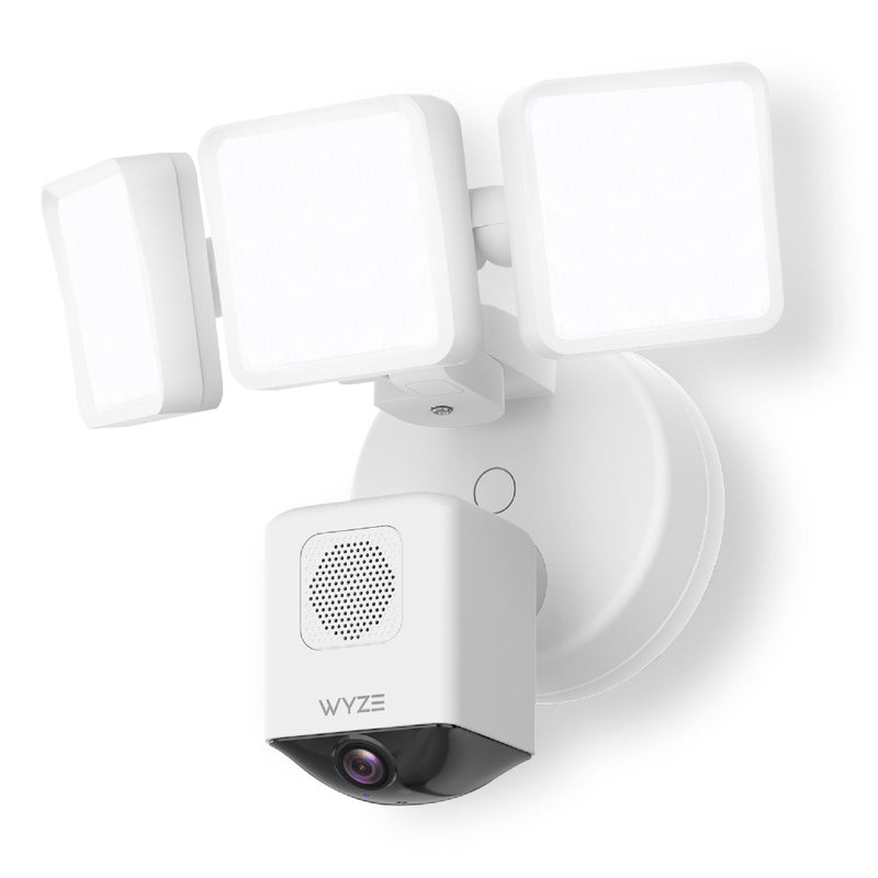 WYZE Floodlight Camera Pro PCMag Editors Choice 3000Lumen LEDs 25K HD Outdoor Security Camera 180 Wide View Motion Detection Color Night Vision Works with Alexa GoogleWhite - Image 2