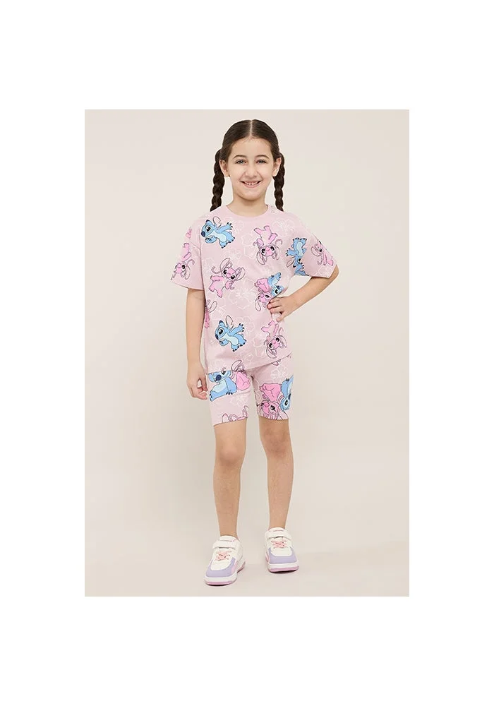 أر أند بي Angel & Stitch Print Clothing Set