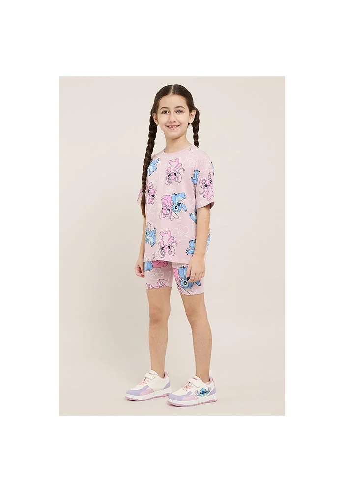 أر أند بي Angel & Stitch Print Clothing Set