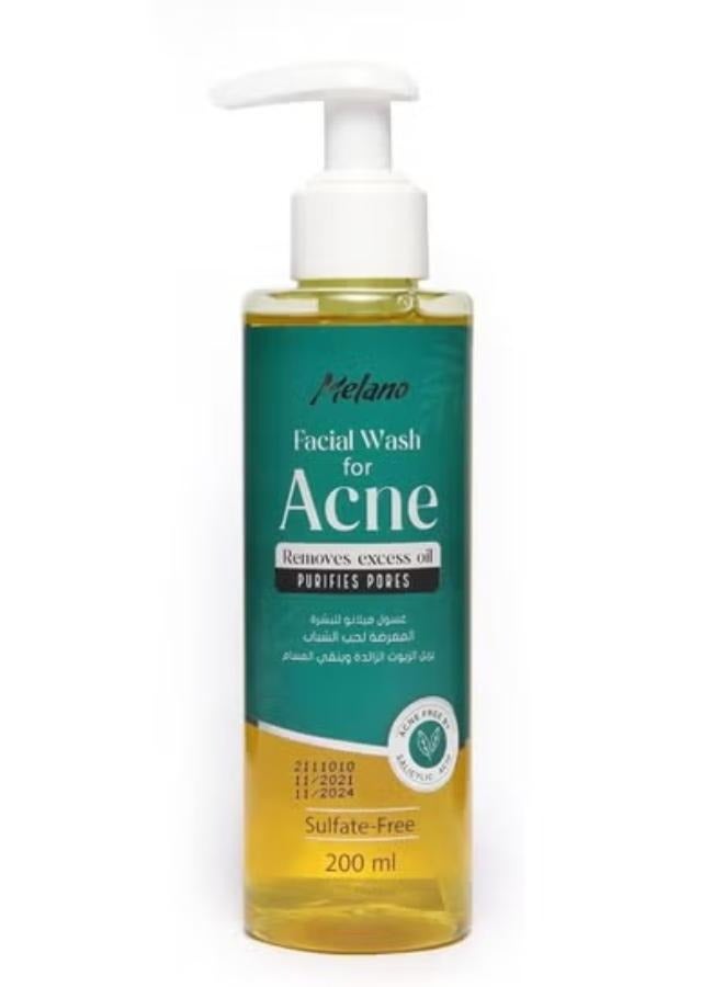 Melano Pharma Acne Facial Wash 200 ML - Image 1