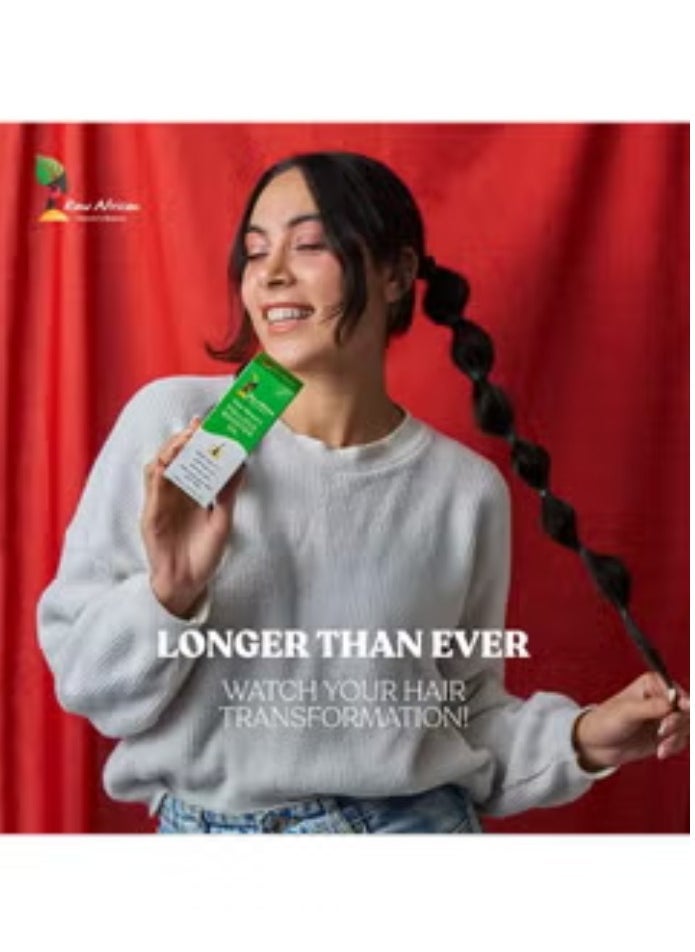 رو أفريكان زيت الشعر المعزز لبصيلات الشعر - يحفز نمو الشعر ويقوي جذوره - (100 مل) - Image 4