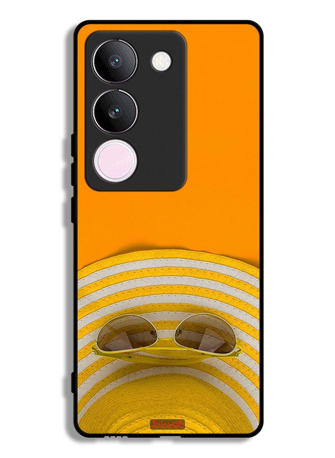 Tolwak vivo V29 Protective Case Cover Glasses Hat - Image 1