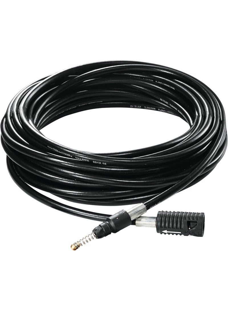 BOSCH Drain Cleaner Hose 10m, 130 Bar High Pressure Washer Pipe Cleaning Accessory for Blocked Drains, Pipes, Gutters & Sewer Cleaning- F016800362 - Image 1