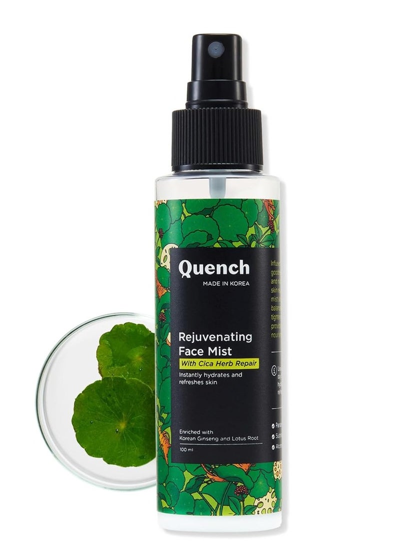 Quench Cica & 2% Niacinamide Face Mist Toner for Oil & Acne Control | Hydrates, Calms and Refreshes Skin | Gentle & Non-Irritating | Lightweigh and Non-Comedogenic | Made in Korea (100ml) - Image 1