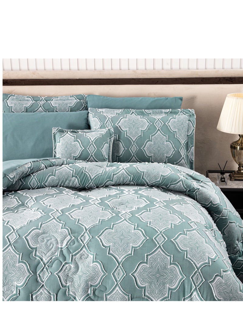Hi homey - Comforter Set- Bed in a Bag 8 Pieces set All Season Bedding Sets with Comforter & Luxurious Microfiber Fabric comforter set - Image 1