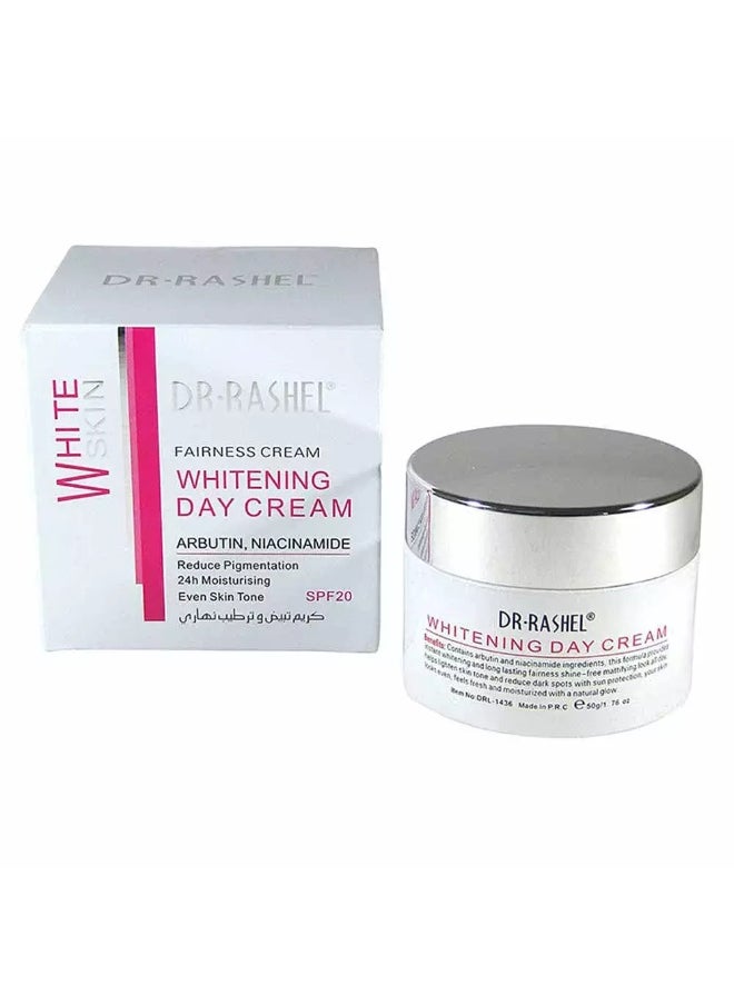 DR. RASHEL Dr Rashel Fairness Whitening Moisturizing Day Cream 50gms- White  - Image 1