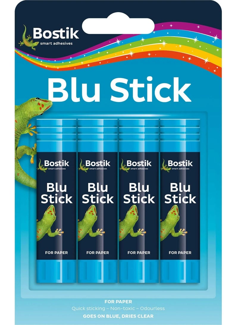 Blu Stick Glue Stick Pack 4 Pc. X 8 g