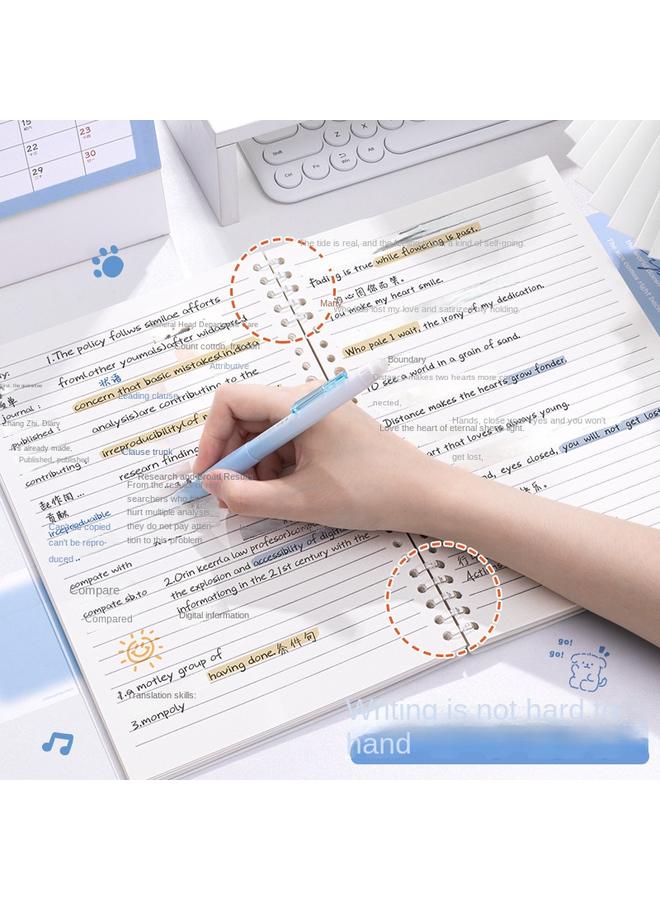 Bluejw Cross-border New Line Puppy Loose-leaf Notebook B5 Horizontal Line Notebook New Art Student A5 Loose-leaf Notebook - Image 5