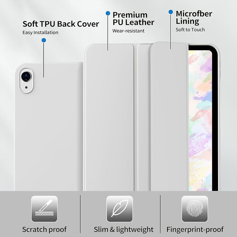 Upgraded Premium Gray Case For iPad Mini 1 2 3 4 5 With Wake Sleep Stand - Image 5