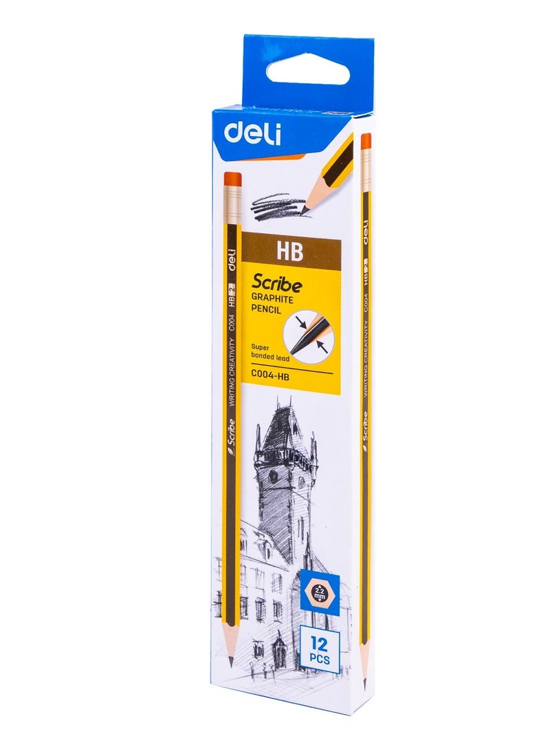 Deli HB pencil 6-boxes 2.2 mm - Image 2