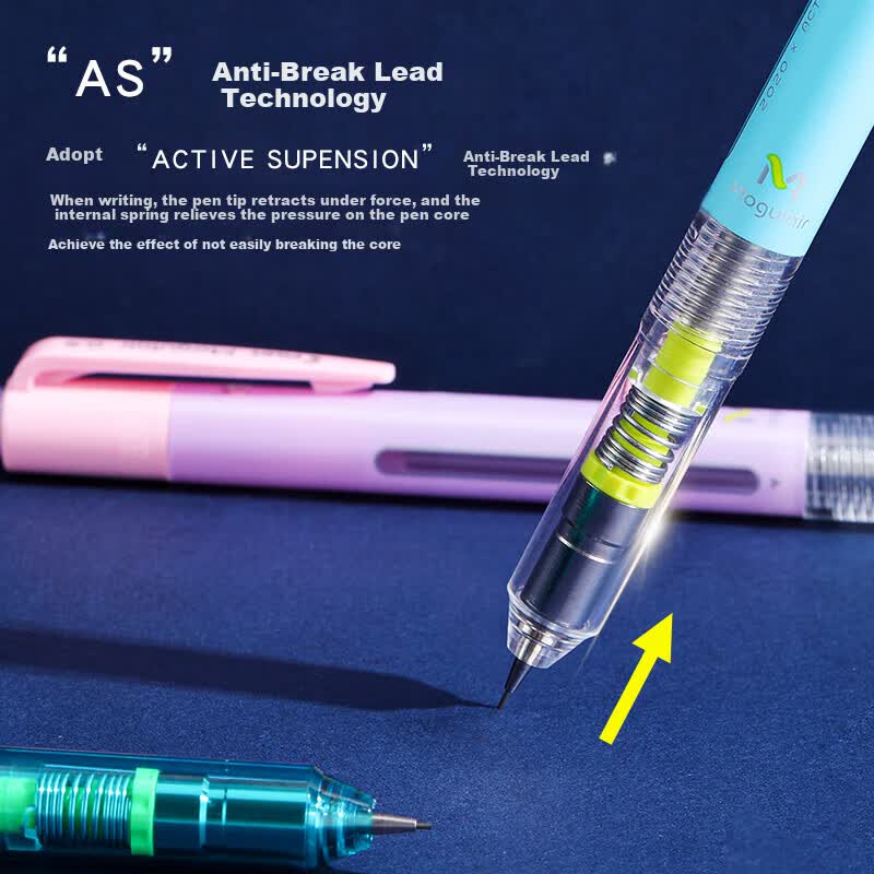 JD Jing Zao PILOT Mechanical Pencil for Primary School Students And Kindergarten Children, Beginner Stationery Sketching Pencil HFMA-50R Original Import 0.5mm Pink Barrel - Image 3