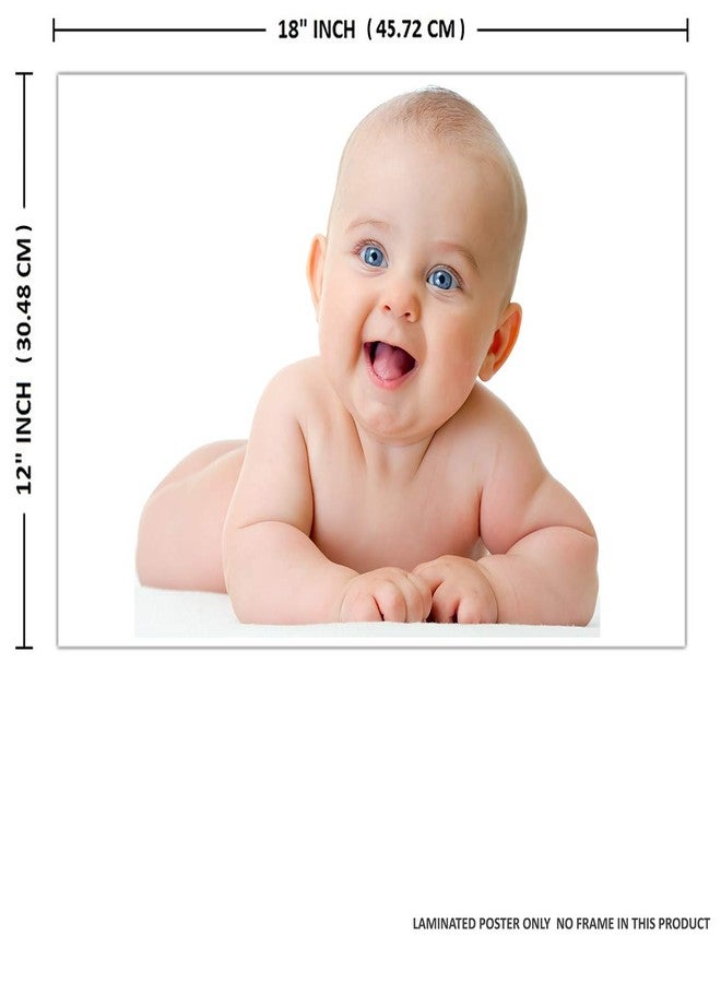 MANIAL HD Smiling Baby Wall Poster for Pregnant Women, Room Decor (300GSM Thick Paper, 12x18-Inch, Gloss Laminated, Multicolour) - Image 2
