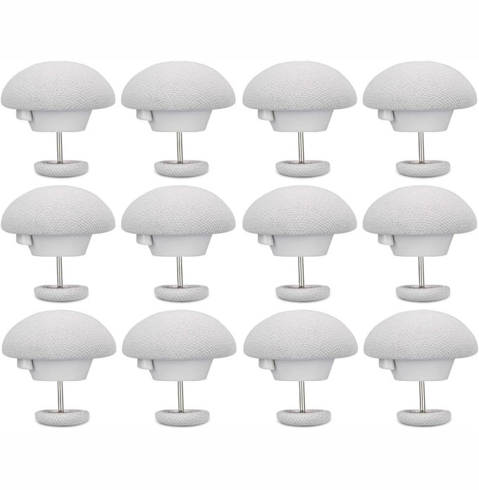 DUVET PIN DUVET CLIPS DUVET COVER PINS COMFORTER CLIPS WITH SOFT FABRIC MATERIAL DOUBLE SIDED PIN FASTENERS WITH LONG AND SHORT NAILS FOR QUILT CUSHIONS CURTAINS SET OF 12