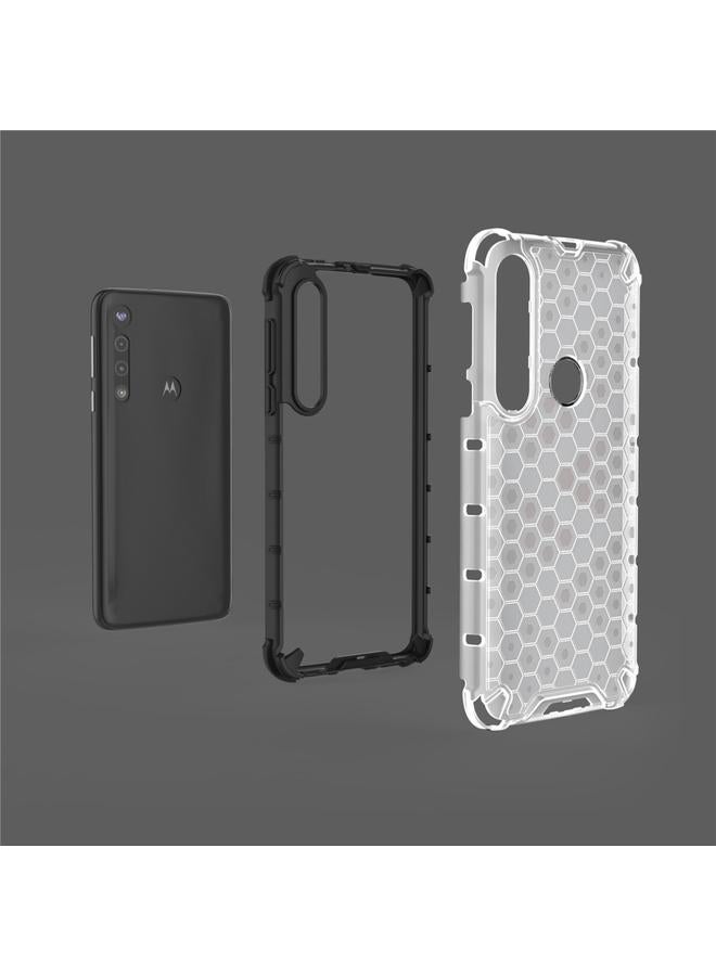 S-TOP Case For Motorola Moto G8 Plus Shockproof Honeycomb PC + TPU Case - Image 5