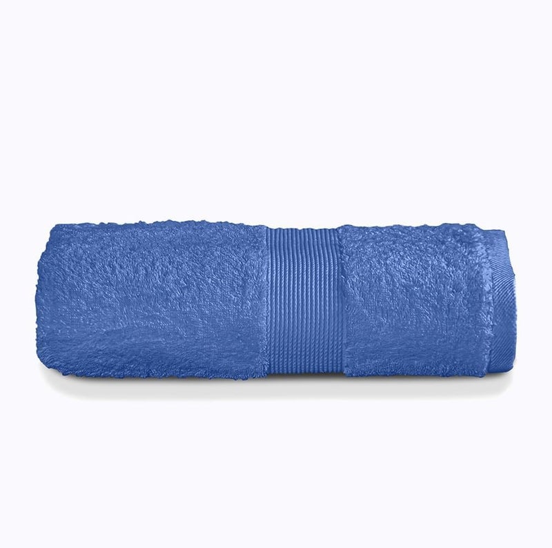 Premium Hotel Quality Bath Towel 100% Cotton Made in Egypt, Soft Quick Drying and Highly Absorbent (70x140 cm) - Blue - Image 1
