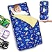 Primlect Thickened Toddler Nap Mat with Removable Pillow and Minky Blanket Extra Large 55x35 Sleeping Bag Washable Roll up Perfect for Daycare Preschool Kindergarten Boys and Girls Space - Image 3