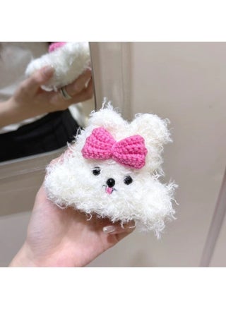 Airpods 4 Headphone Protective Case Cartoon Plush Doll For Apple1/2/3 Gen Pro Wireless Bluetooth Soft-Color:Plush Soft Shell-bow Dog-Model:Airpods 4 (protective Case) - pzsku/Z52E39D92611FC9700BB1Z/45/1744795095/08878736-3595-4a71-8bf7-cc582484a089