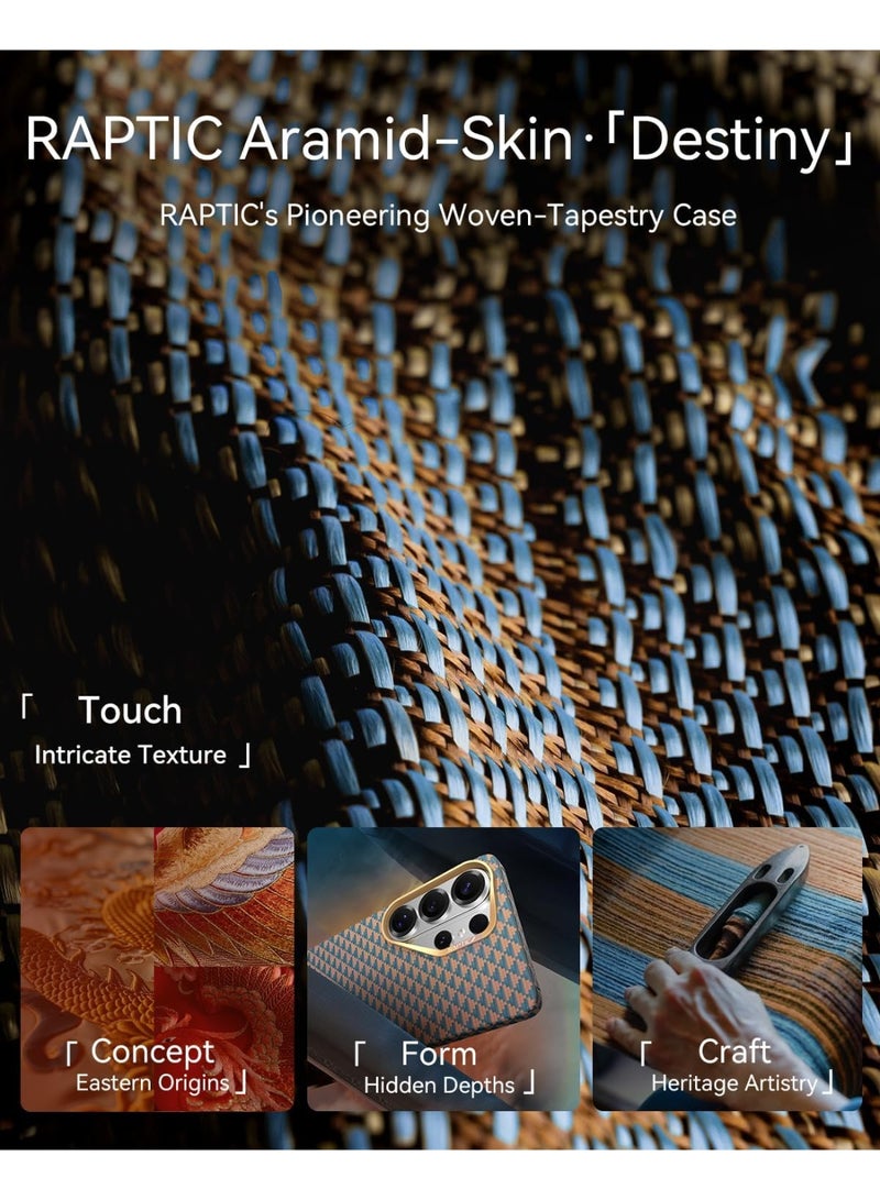 RAPTIC Aramid Skin for Samsung Galaxy S26 ULTRA Case [MagSafe] Ultra Slim 1500D Aramid Fiber cover - Destiny - Image 2