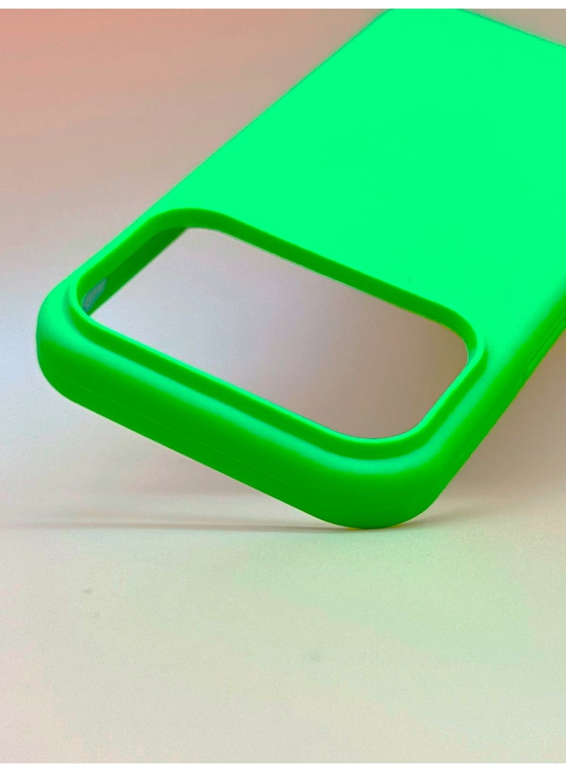 Cat - Cot غطاء سيليكون لأبل آيفون 17 برو - أخضر - Image 3