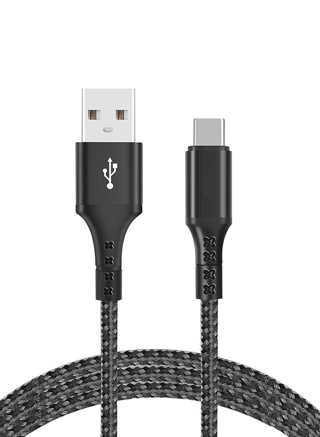 ميل سبيد كيبل تايب سي فائق السرعة طول 1.2 متر مغلف بالنايلون يدعم جميع الأجهزة - Image 1