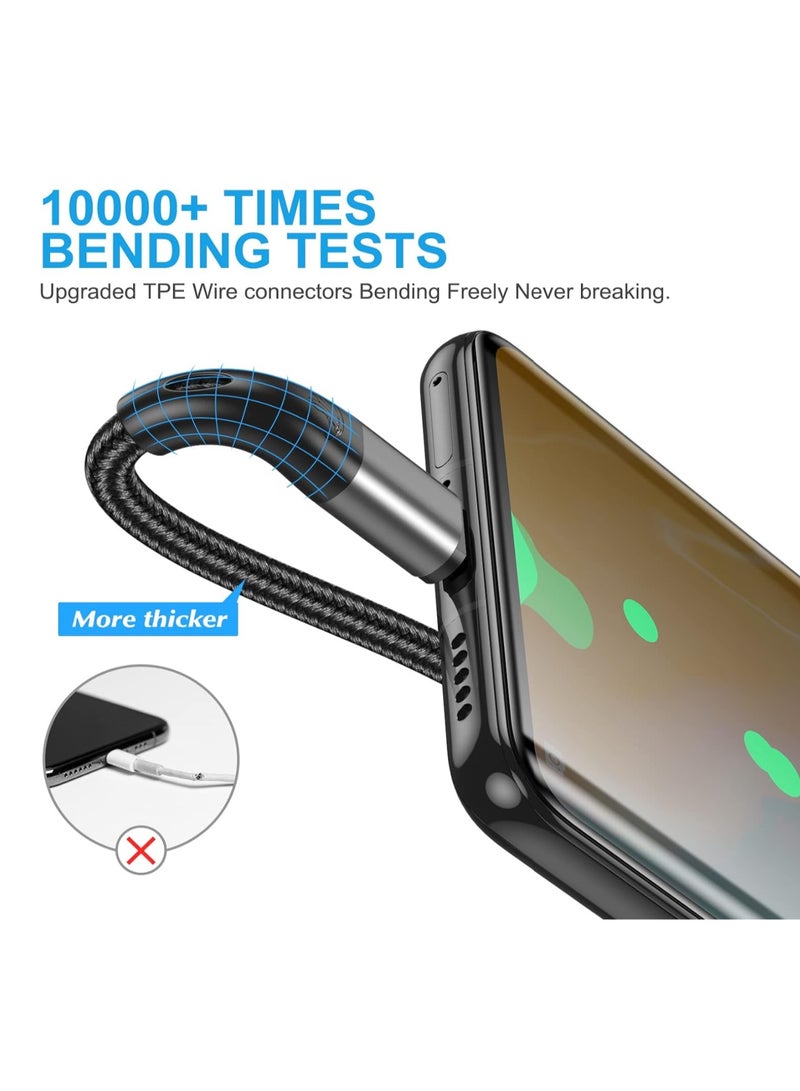 ميل سبيد كيبل تايب سي فائق السرعة طول 1.2 متر مغلف بالنايلون يدعم جميع الأجهزة - Image 3