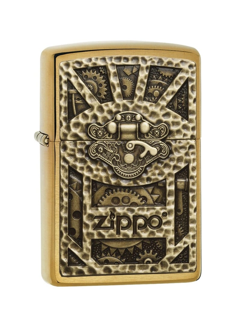 Zippo Gear Design Steampunk Brushed Brass 29103 - Image 1