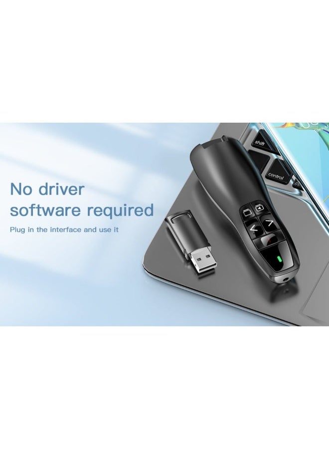 Wireless Presentation Clicker Remote for Teachers – PPT & PowerPoint Presenter with Laser Pointer - Image 4