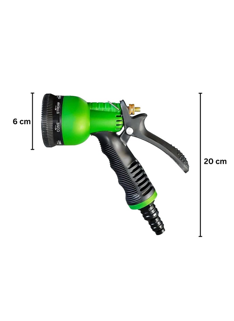 Generic - Garden Hose Nozzle Spray With 8 Adjustable Watering Patterns - Image 1