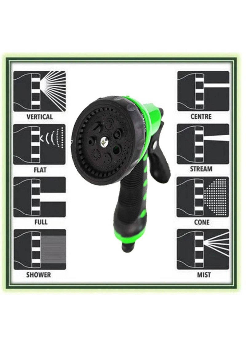 Generic - Garden Hose Nozzle Spray With 8 Adjustable Watering Patterns - Image 1