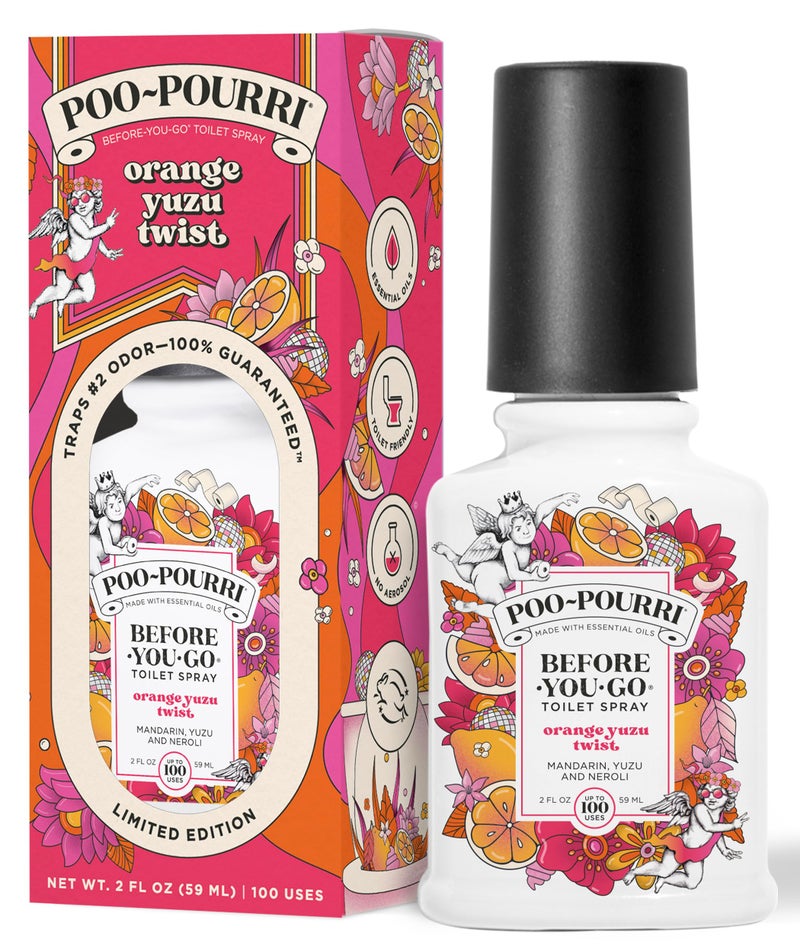 Poo-Pourri PooPourri BeforeYouGo Toilet Spray Peaches  Cream 2 Fl Oz  Peach Jasmine and Vanilla