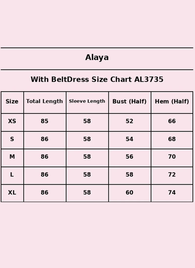 Alaya bright red Women Embroidered With Belt Rayon Dress -AL3735 for Women | Best Price UAE